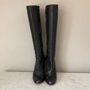 Christian Louboutin Leather Knee-High Boots
